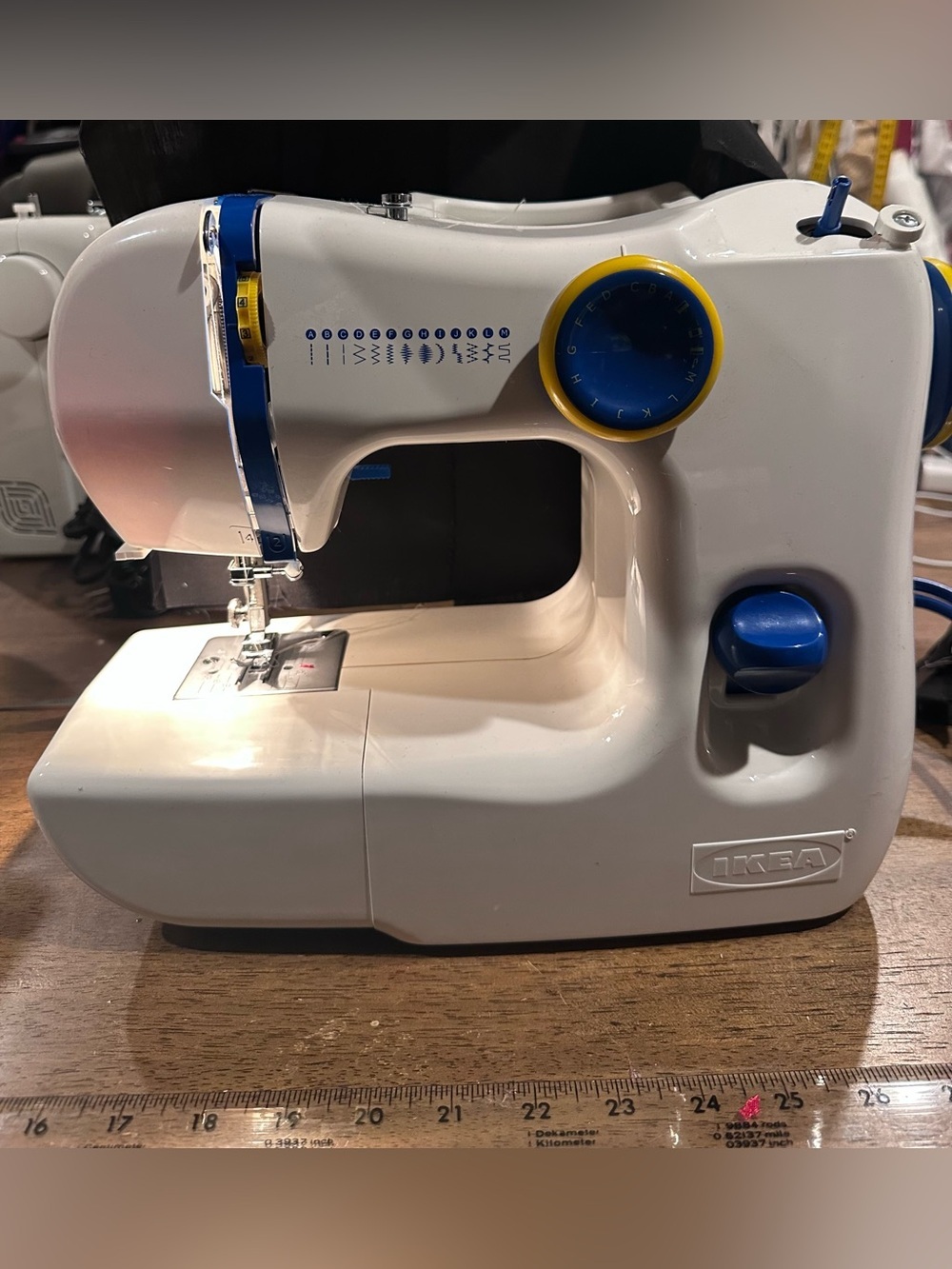 IKEA SY 13 stitch Sewing Machine with accessories removable arm and manual